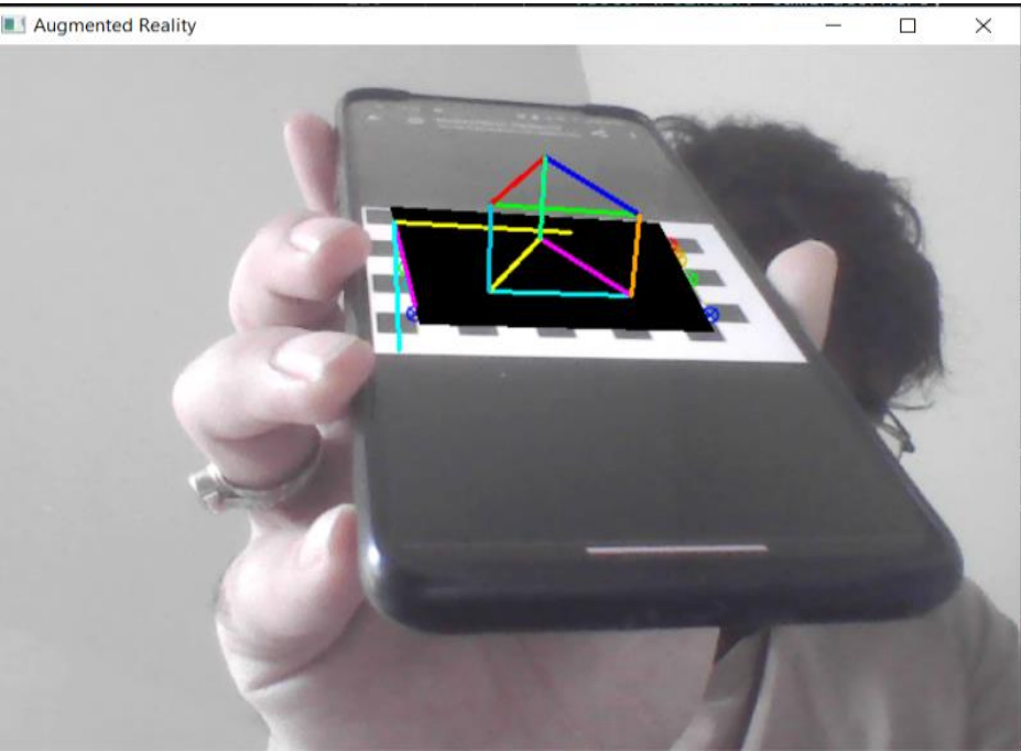 Second AR prism view with perspective alignment